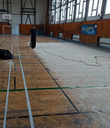 Realizácie športových podláh a telocviční