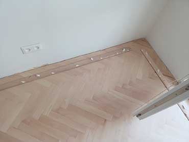 lištovanie parkiet v byte na ulici Andreja Hlinku , Nitra